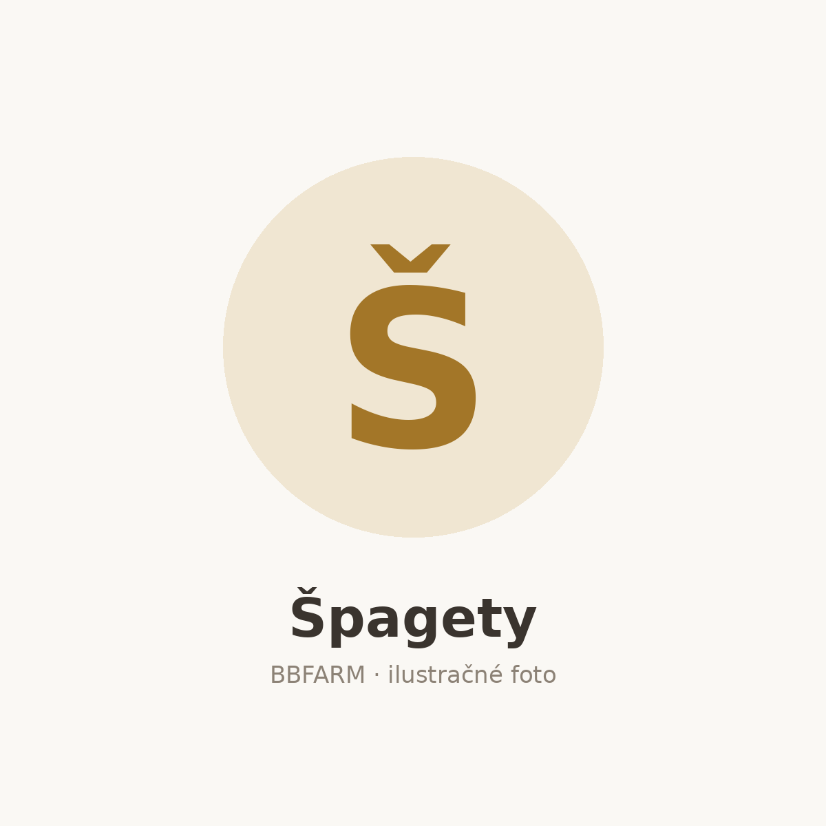 Špagety – ilustračné foto