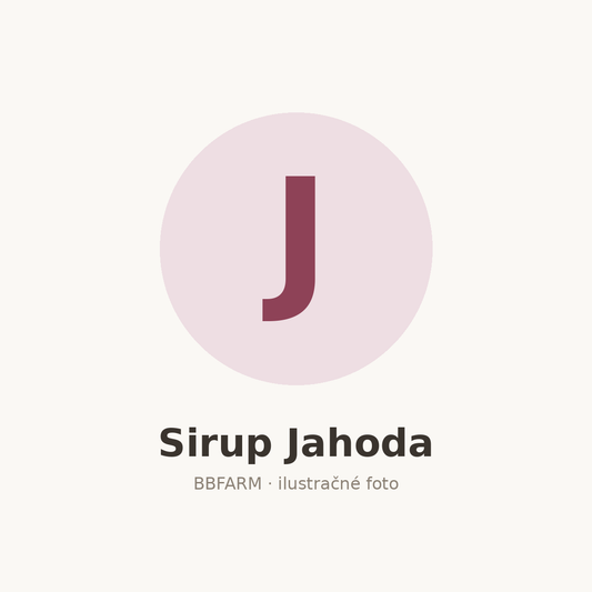 Sirup Jahoda – ilustračné foto