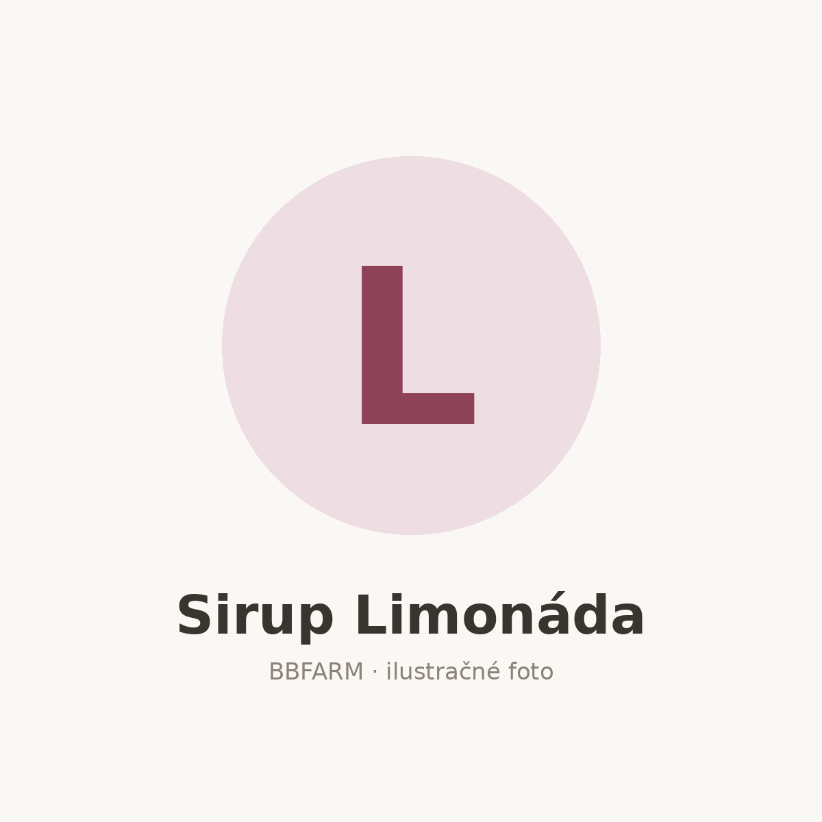 Sirup Limonáda – ilustračné foto