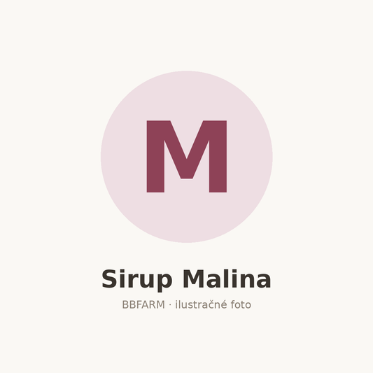 Sirup Malina – ilustračné foto