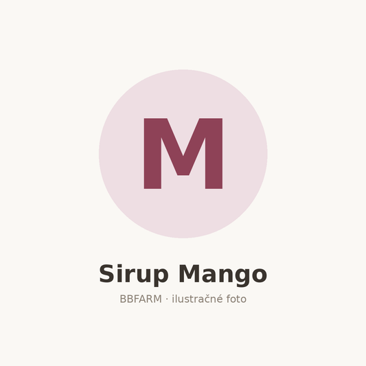 Sirup Mango – ilustračné foto