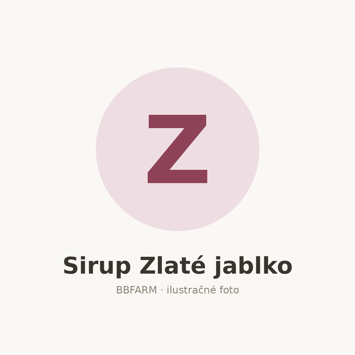 Sirup Zlaté jablko – ilustračné foto