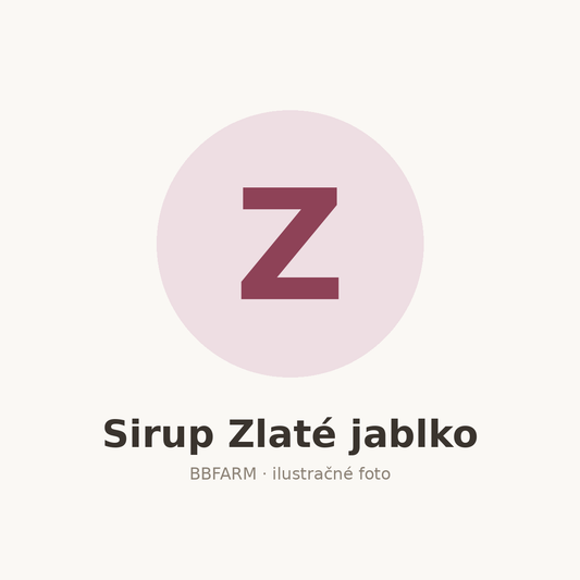 Sirup Zlaté jablko – ilustračné foto