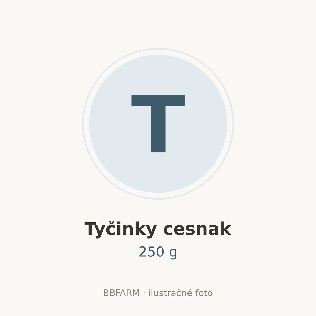 Tyčinky cesnak 250 g – ilustračné foto