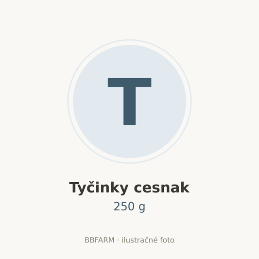 Tyčinky cesnak 250 g – ilustračné foto