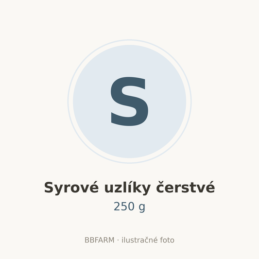 Syrové uzlíky čerstvé 250 g – ilustračné foto