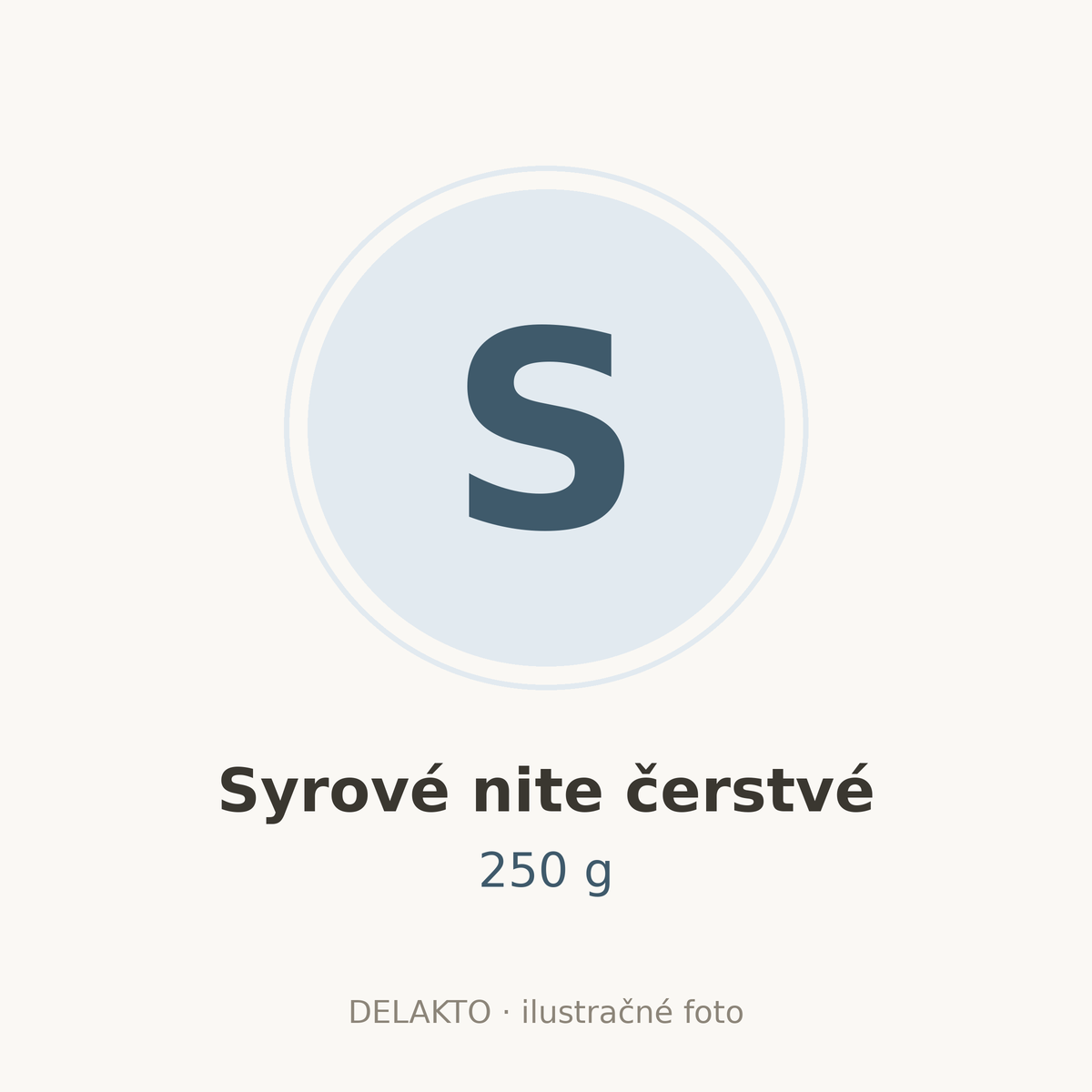 Syrové nite čerstvé 250 g DELAKTO – ilustračné foto