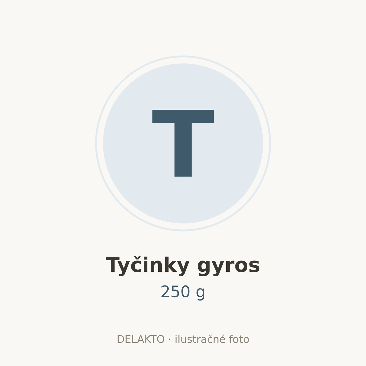 Tyčinky gyros 250 g DELAKTO – ilustračné foto
