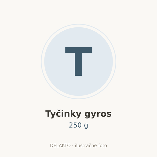 Tyčinky gyros 250 g DELAKTO – ilustračné foto