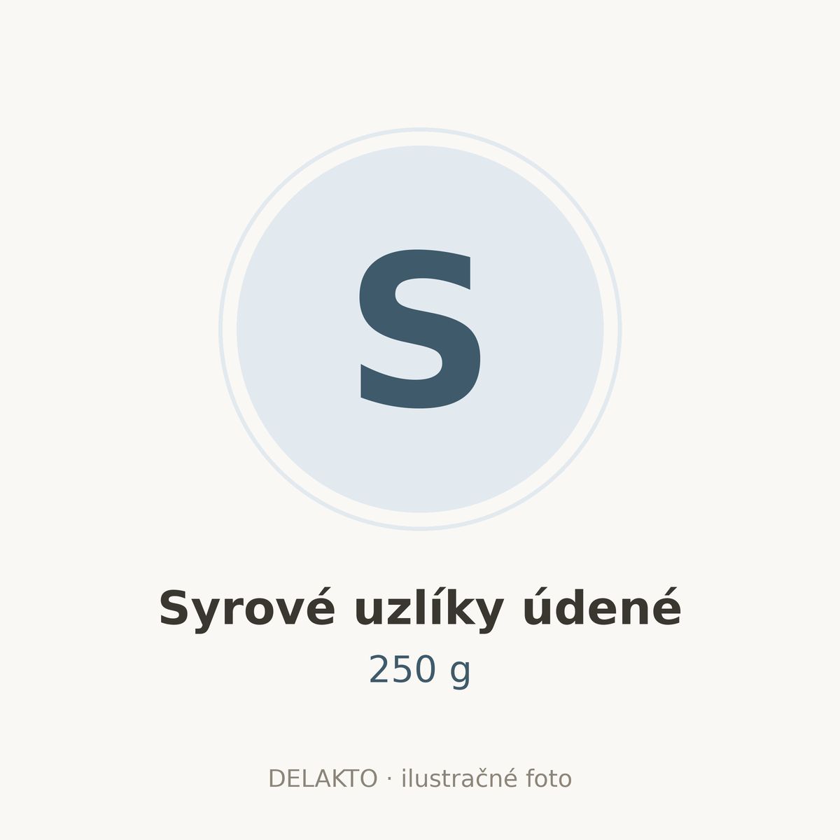 Syrové uzlíky údené 250 g DELAKTO – ilustračné foto