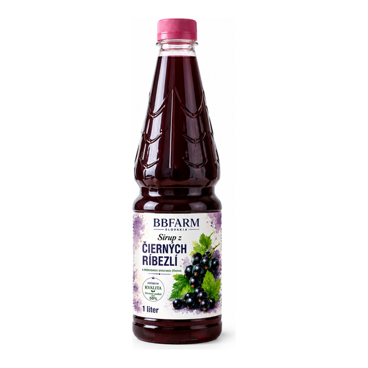 Sirup z čiernych ríbezlí 1 l - BBFARM